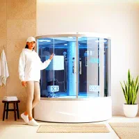 کابین دوش برای مهرشهر و عظیمیه سونا بخار خشک جکوزی|لوازم حمام|کرج, عظیمیه|دیوار