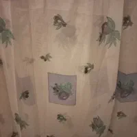 پرده توری دوخت ساده