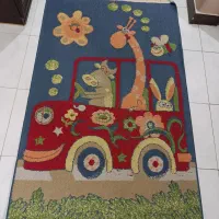 فرش اتاق کودک به ابعاد 1*1.5.ماشینی
