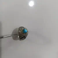 انگشتر فیروزه نیشابور رکاب نقره|جواهرات|کاشمر, |دیوار