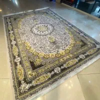 فرش نائین نقره ای ۱۲ متری طلاییه مشهد