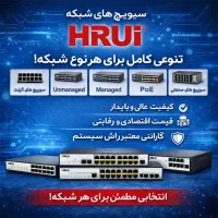 سوییچ‌های شبکه HRUI متناسب با انواع نیاز