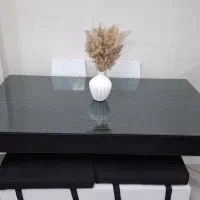 میز ناهارخوری ۶نفره چوبی|میز و صندلی غذاخوری|دلیجان, |دیوار