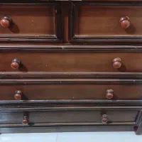 فروش یک سرویس کامل خواب (تخت ودراور و..)کامل چوب|تخت و سرویس خواب|بجنورد, |دیوار