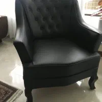 دوعدد صندلی چرم باهم ۷ تومن سالم بدون زدگی