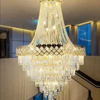 لوستر بلند ، مجلل و دوبلکس اسکای لایت|لوستر و چراغ آویز|تهران, امیریه|دیوار