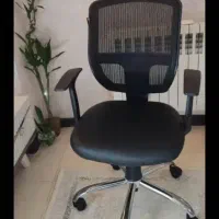 صندلی پشت توری جک دار پایه فلزی|صندلی و نیمکت|قم, زنبیل آباد|دیوار