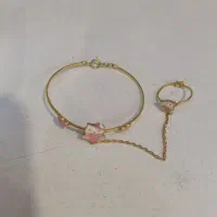 گردنبند انگشتر النگو طلا دست دوم قیمت تابلو|جواهرات|رشت, چمارسرا|دیوار