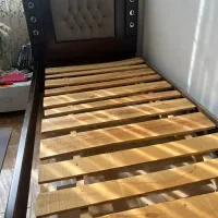 تخت تک نفره چوب اصل عالی