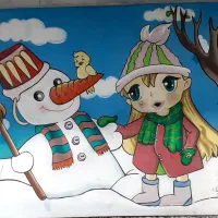 تابلو نقاشی کودک کار دست