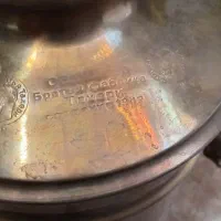 سماور زغالی برنج قدیمی