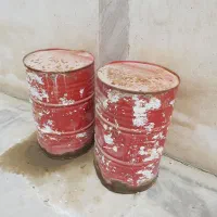 دو عدد بشکه ۲۲۰ لیتری سالم