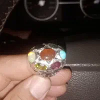 انگشترنقره 7جواهر|جواهرات|مشهد, چهارچشمه|دیوار