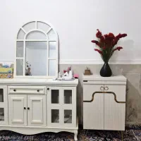 آینه کنسول جاکفشی میز تیوی ست