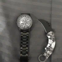 ساعت و چاقو