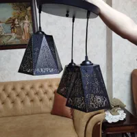 لوستر ترکیه دو عدد سه شاخه ای نو