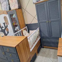 کمد ویترین + تخت دو منظوره  زیبا مدل جدید