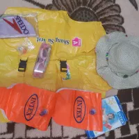 ست شنا بچگانه تا 10 سال ملاه شنا جلیقه نجات