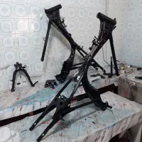 موتور سیکلت و رنگ قطعات