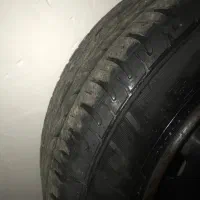 ۴ عدد رینگو لاستیک درحد نو،فقط۴/۵۰۰|قطعات یدکی و لوازم جانبی|رشت, پیرکلاچای|دیوار