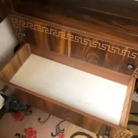 تخت یکنفره و تشک و کمد ام دی اف