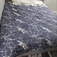تخت خواب دونفره با تشک رویال در حد نویکساله خریدم|تخت و سرویس خواب|تهران, شهرک رضویه|دیوار