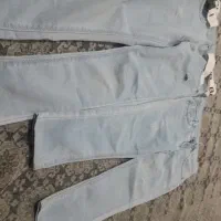 ۲ تا شلوار لی رنگ یخی در حد نو