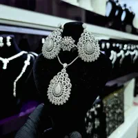 نیم ست لوکس نقره 925 زنانه مجلسی