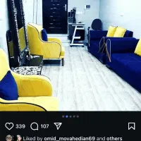 مبلمان ۷ نفره اسپرت لاکچری|مبلمان خانگی و میز عسلی|جهرم, |دیوار