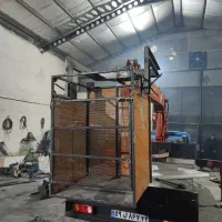 سبد جرثقیل بالابر جرثقیل  سبدی جرثقیل