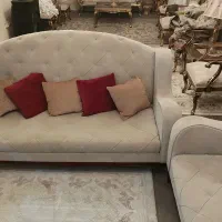 مبلمان هفت نفره چستر|مبلمان خانگی و میز عسلی|باقرشهر, |دیوار