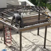 اجرای آلاچیق   سردری  شیروانی  جوشکاری