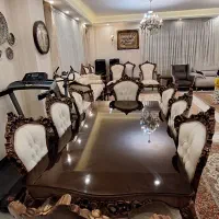 ست مبل کلاسیک ۹ نفره با میز وصندلی نهارخوری ۸ نفره|مبلمان خانگی و میز عسلی|کرمانشاه, |دیوار