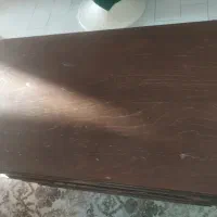 فروش تخت دو نفره با تشک در حد نو و دراور چوبی چوب|تخت و سرویس خواب|فردیس, فردیس|دیوار