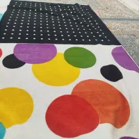 دو عدد پتوی گلبافت دونفر ویک نفر در حد نو تمیز