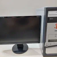 سیستم کامپیوتر به همراه مانیتور سامسونگ