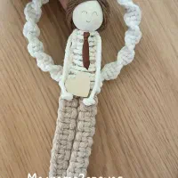 پسر نخی مکرومه.عروسک .آویز ماشین