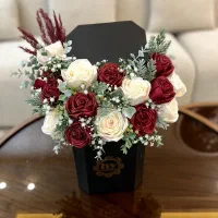 سوپرایز،دسته گل،باکس گل،گل‌روبانی،پول