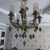 لوستر ۸شاخه برنز