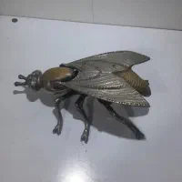 جاسیگاری  قدیمی برنجی طرح مگس