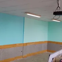 نقاشی ساختمان،درب و پنجرە،کناف وشابلون واکرولیک.|خدمات پیشه و مهارت|دهگلان, |دیوار