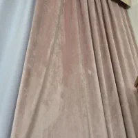 پرده مخمل ترک دو عدد کناره