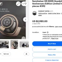 هدفون سنهایزر Sennheiser HD800s Gold 75th AE|سیستم صوتی خانگی|تهران, اختیاریه|دیوار