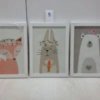 تابلو دکوری اتاق کودک سه تایی|اسباب و اثاث بچه|تهران, سبلان (لشگر)|دیوار