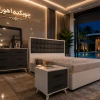 تخت دو نفره در چوبکده اهورا  ( نقد اقساط چکی)