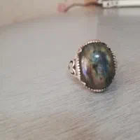 انگشتر نقره لابرادوریت 11گرم|جواهرات|تهران, صد دستگاه|دیوار