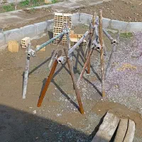۴ عدد زیر پایی داربست