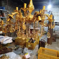 لوستر برنز ۱۰شاخه۱۵ لامپه