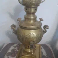 سماور برنجی زغالی|کلکسیون اشیاء عتیقه|کرمان, |دیوار