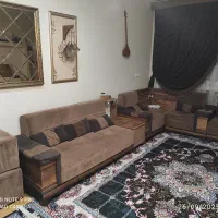 مبل شش نفره با چوب روسی